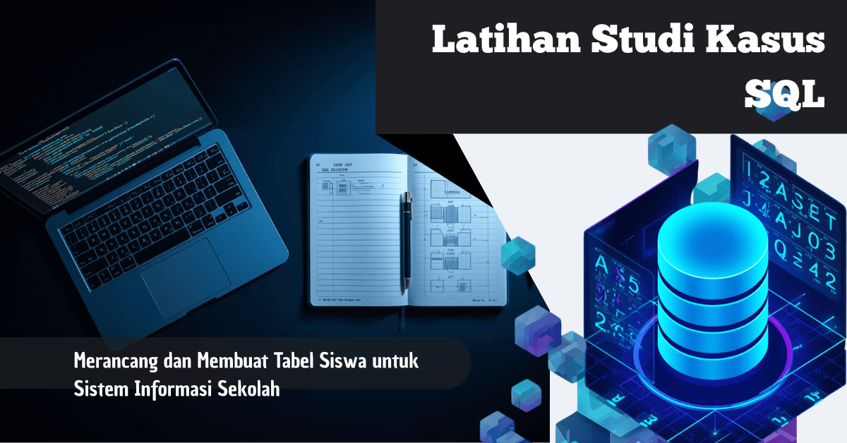 Latihan Studi Kasus SQL: Merancang dan Membuat Tabel Siswa untuk Sistem Informasi Sekolah