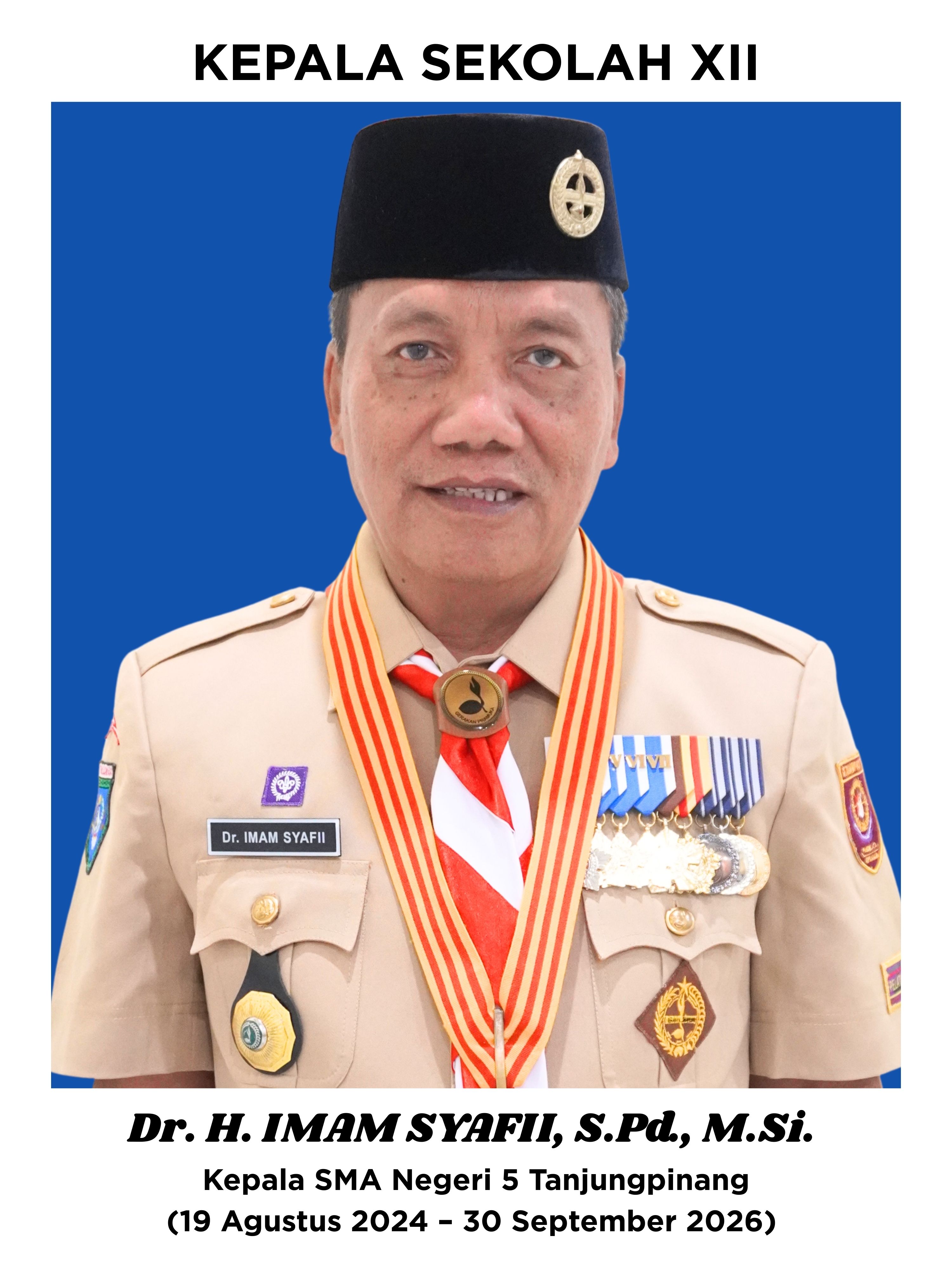 Dr. H. IMAM SYAFII, S.Pd., M.Si